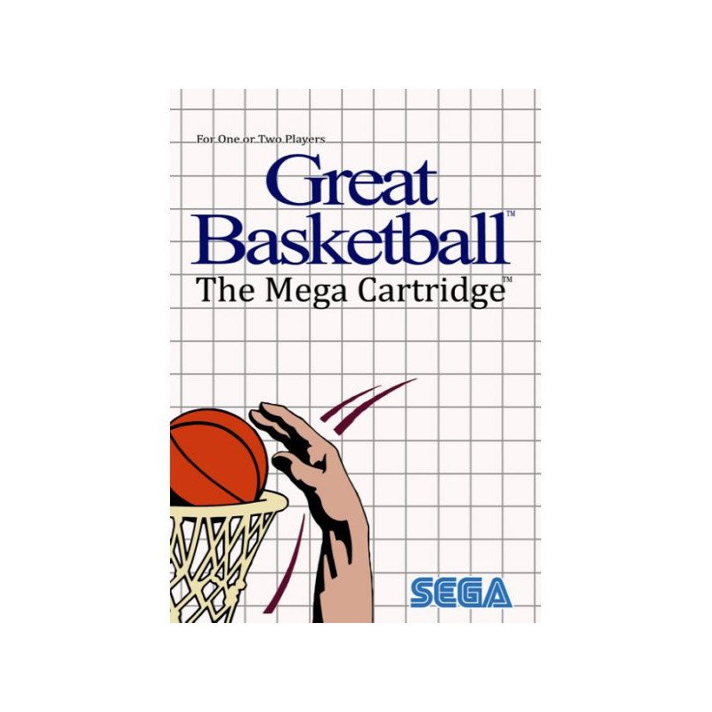 GREAT BASKETBALL - THE MEGA CARTRIDGE - MASTER SYSTEM OCC