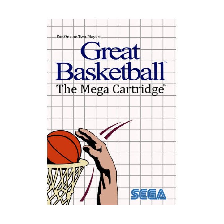 GREAT BASKETBALL - THE MEGA CARTRIDGE - MASTER SYSTEM OCC