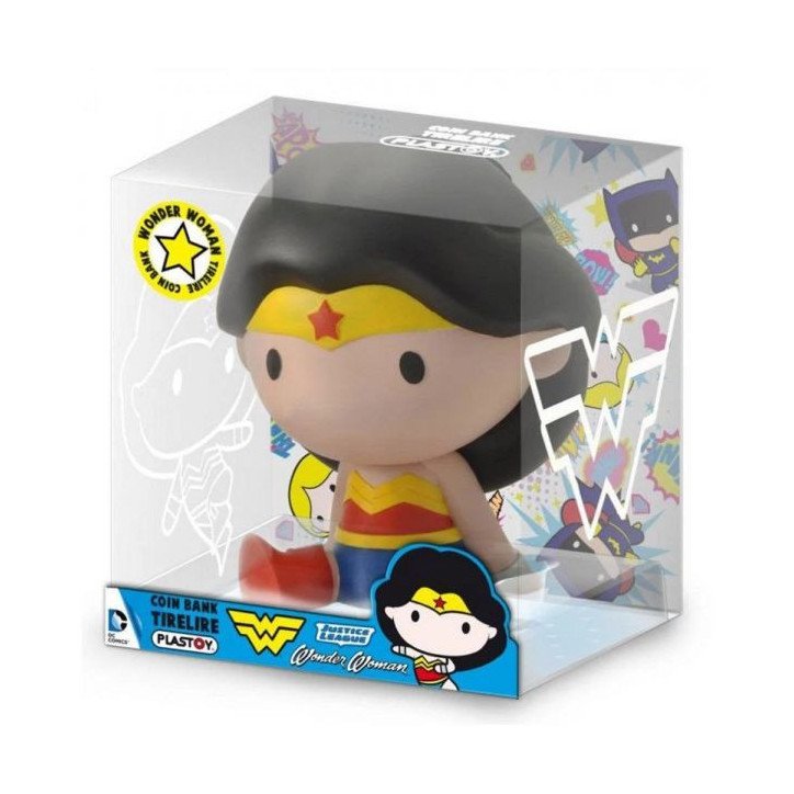DC COMICS - TIRELIRE 17 CM - WONDER WOMAN CHIBI