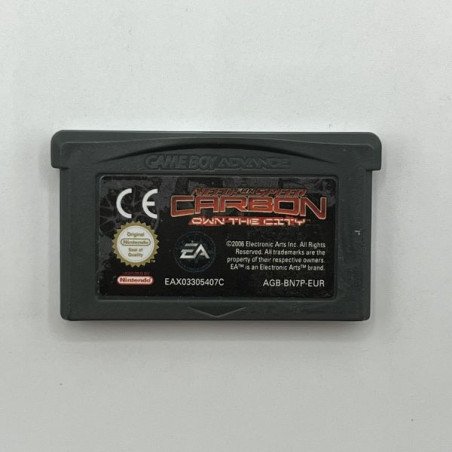 NEED FOR SPEED CARBON - OWN THE CITY - GBA LOOSE OCC