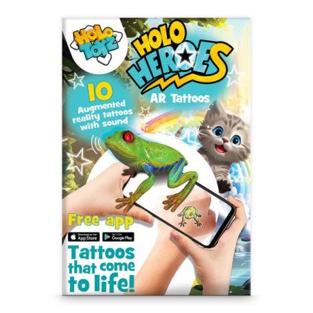 HOLO TOYZ - 10 TATOUAGES EN R.A. AVEC SON - HOLO HEROES