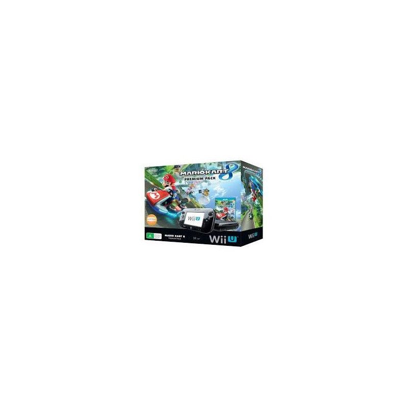 NINTENDO - WII U 32 GO NOIRE  - PACK MARIO CART OCC