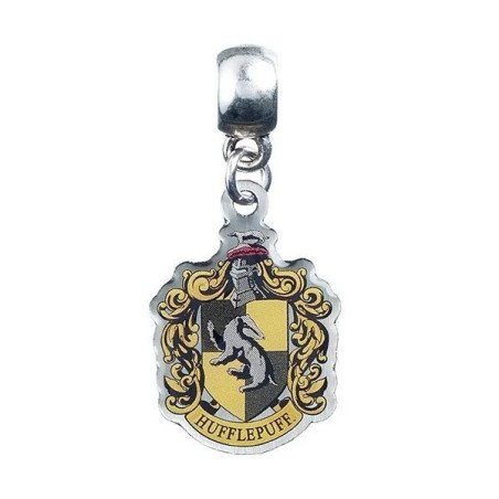 HARRY POTTER - PENDENTIF EN PLAQUE ARGENT - CHARM - HUFFLEPUFF
