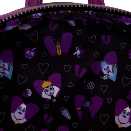 DISNEY - VILLAINS - SAC A DOS - LOUNGEFLY - CURSE YOUR HEARTS