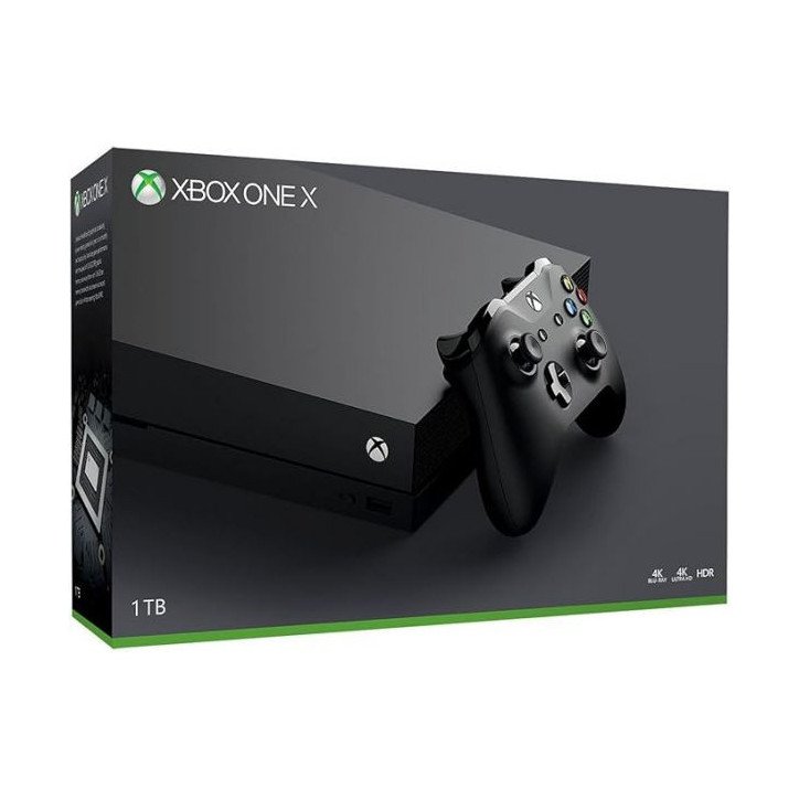 CONSOLE XBOX ONE X - 1 TO/TB NOIRE LOOSE OCC CONSOLE XBOX ONE X - 1 TO/TB NOIRE LOOSE OCC