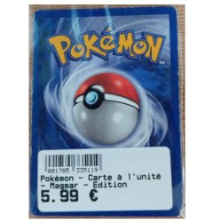 Pokémon - Carte à l'unité - Magmar - Edition Fossile (36/102) Good