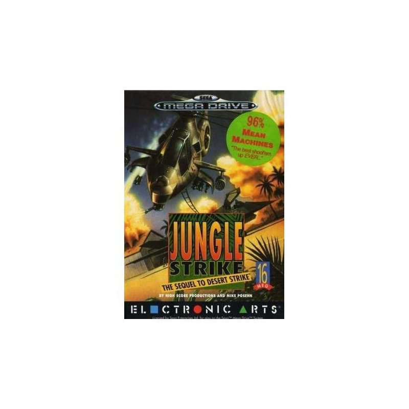 JUNGLE STRIKE - THE SEQUEL TO DESERT STRIKE - MEGADRIVE OCC