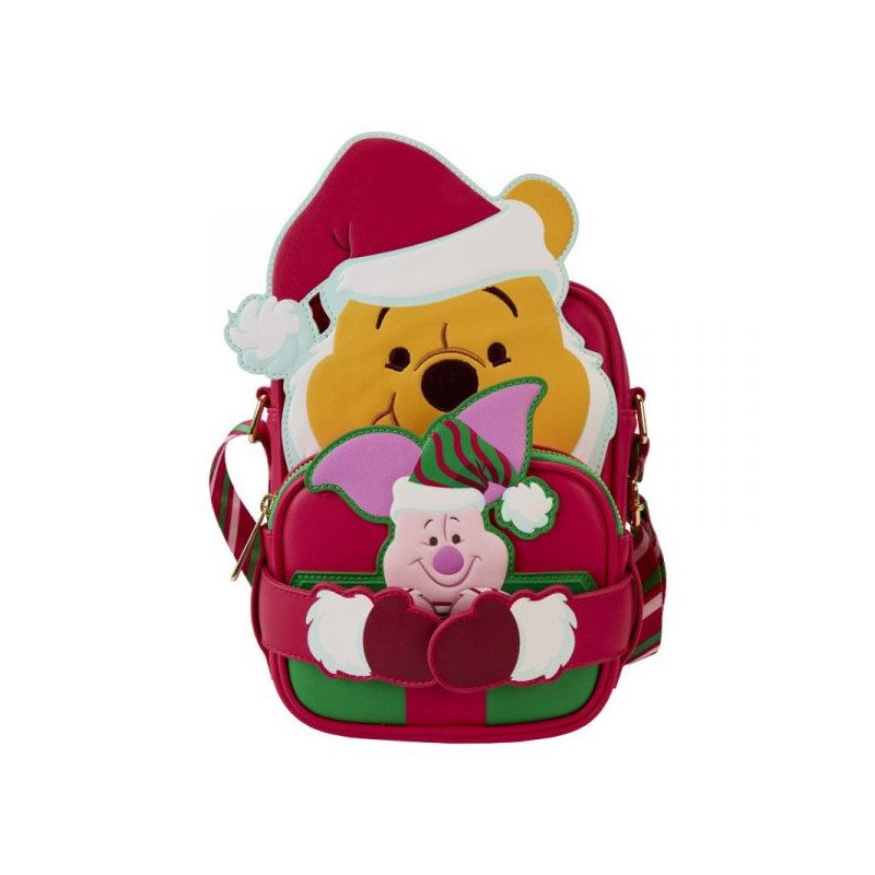 DISNEY - WINNIE THE POOH - SAC A BANDOULIERE - LOUNGEFLY - WINNIE SANTA POOH