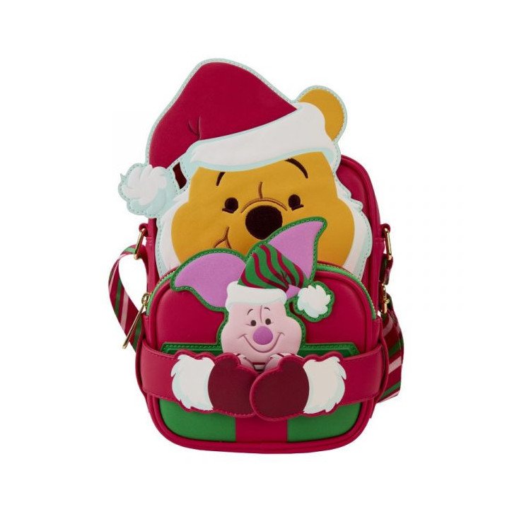 DISNEY - WINNIE THE POOH - SAC A BANDOULIERE - LOUNGEFLY - WINNIE SANTA POOH