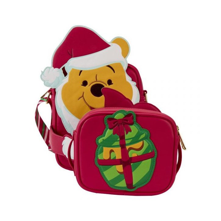 DISNEY - WINNIE THE POOH - SAC A BANDOULIERE - LOUNGEFLY - WINNIE SANTA POOH