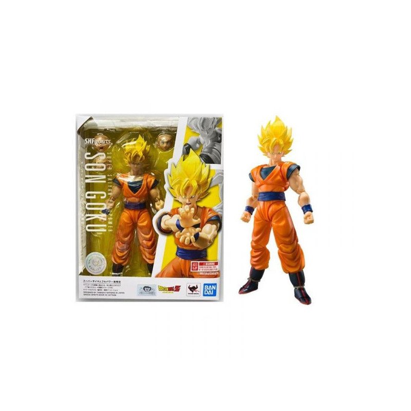 DRAGON BALL - DRAGON BALL Z -FIGURINE 14 CM - FIGUATS - S.H- FULL POWER - SON GOKU