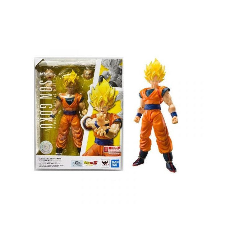 DRAGON BALL - DRAGON BALL Z -FIGURINE 14 CM - FIGUATS - S.H- FULL POWER - SON GOKU