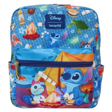 DISNEY - LILO AND STITCH - SAC A DOS - LOUNGEFLY - CAMPING CUTIES AOP