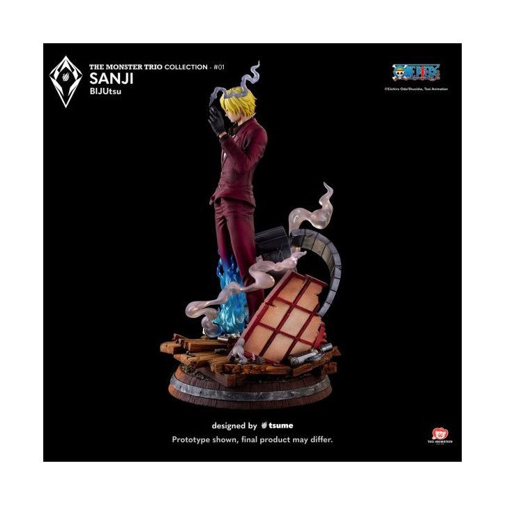 One Piece - Figurine en résine 34 x 32 x 57 cm - Tsume Art : BIJUtsu - Sanji