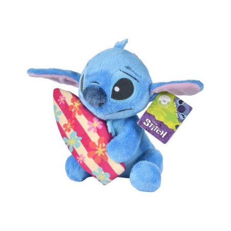Disney - Lilo & Stitch - Peluche 25 cm - Stitch with surfboard