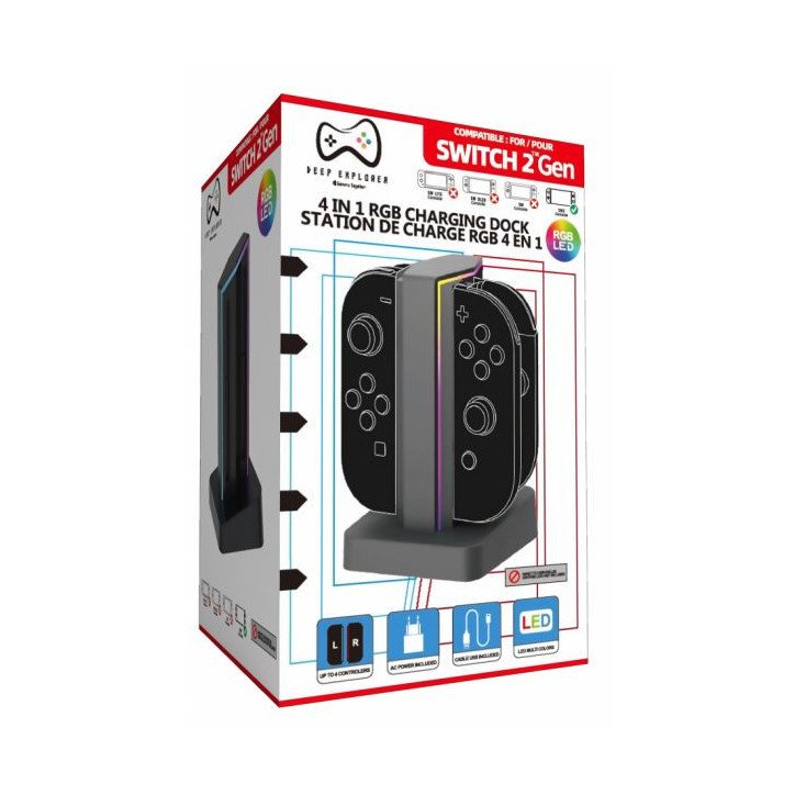 4 IN 1 CHARGING DOCK - SWITCH 2