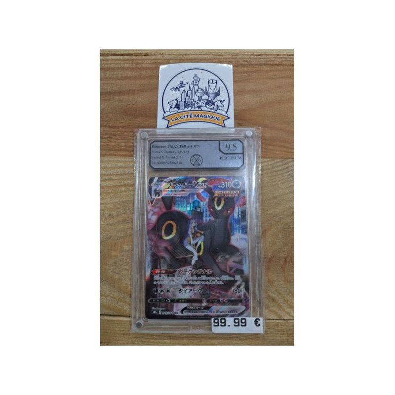 Pokémon - Carte à l'unité - Umbreon Vmax Full art Jpn (245/184 ) grade 9.5 C.G.S. Grading