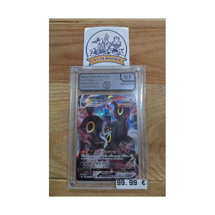 Pokémon - Carte à l'unité - Umbreon Vmax Full art Jpn (245/184 ) grade 9.5 C.G.S. Grading