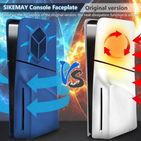 COVER FACE PLATE - PS5 SLIM - BLUE