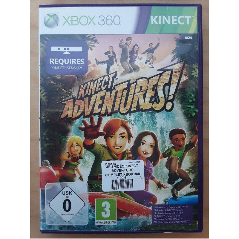 KINECT ADVENTURES - XBOX 360 OCC