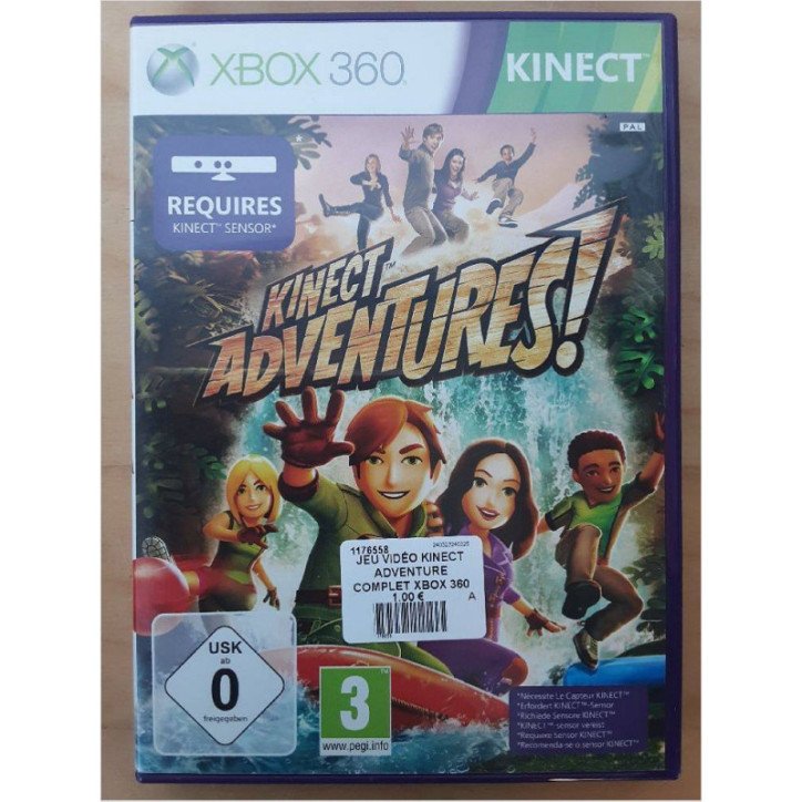 KINECT ADVENTURES - XBOX 360 OCC