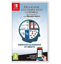 PROGRAME D ENTRAINEMENT CEREBRAL DU DR KAWASHIMA POUR NINTENDO SWITCH - SWITCH OCC