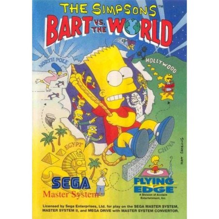 THE SIMPSONS - BART VS THE WORLD - MASTER SYSTEM OCC