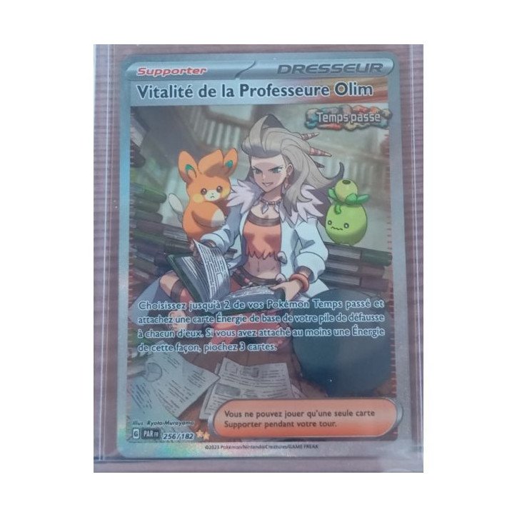 Pokémon - Carte à l'unité - Vitalité de la Professeur Olim (256/182) N.M.