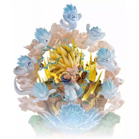 DRAGON BALL - DRAGON BALL Z - FIGURINE EN RESINE 48 X 49 X 54 CM - TSUME ART : HQS DIORAMAX - SSJ3 GOTENKS (800 EX)