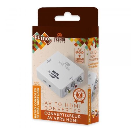 AV Vers HDMI: Convertisseur HDMI pour SNES, MegaDrive, Wii, Game Cube