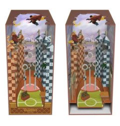 Harry Potter - Maquette 23 cm - Book Nook Tiny Adventures - Terrain de Quidditch