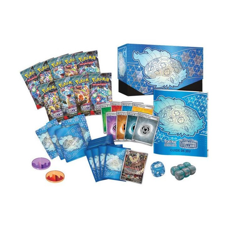 POKEMON - ECARLATE ET VIOLET - COFFRET DRESSEUR D ELITE - COURONNE STELLAIRE