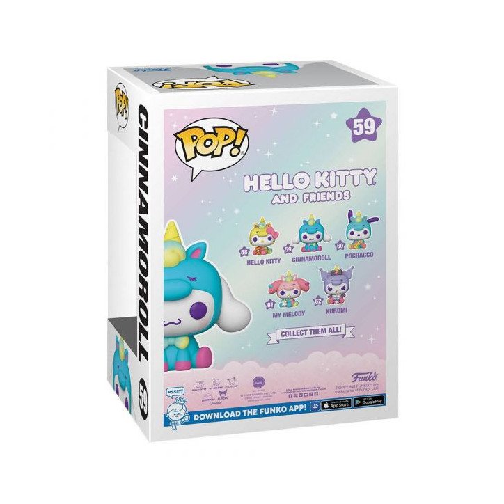 HELLO KITTY AND FRIENDS - VINYL FIGURE POP N° 59 - CINNAMOROLL