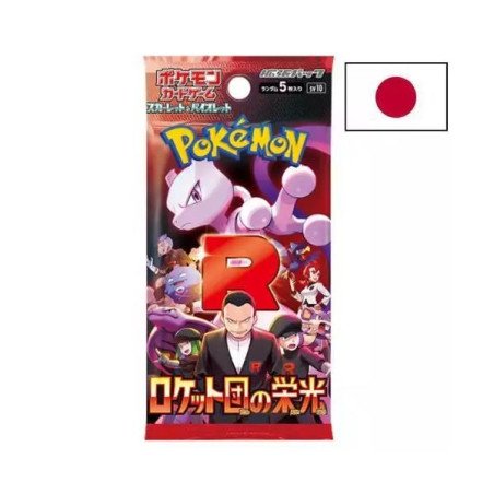 POKEMON - BOOSTER DE 5 CARTES - SV10 - THE GLORY OF TEAM ROCKET - JAP