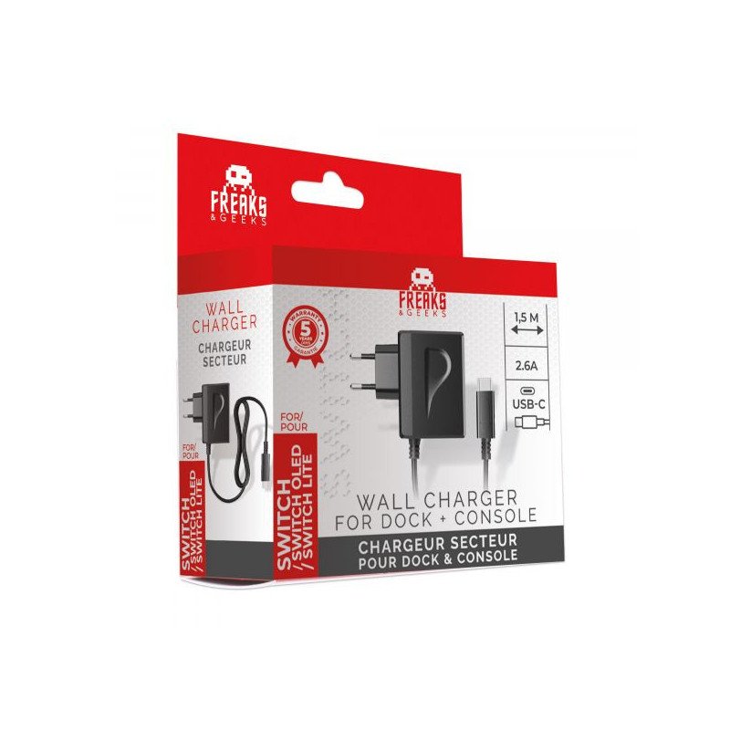 Freaks and Geeks – Chargeur Secteur Switch – Verdun