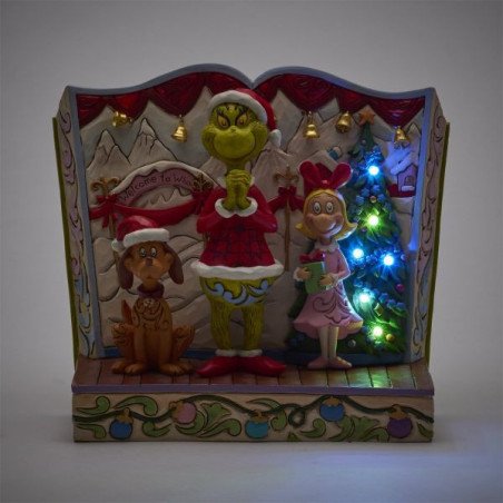 The Grinch - Figurine 15 cm - Jim Shore - Story Book - First Edition 1200 exemplaires