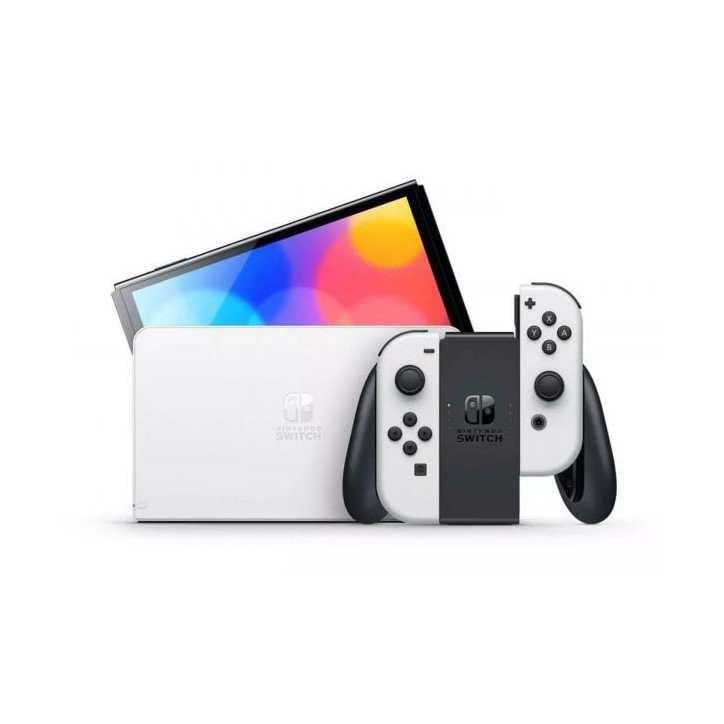 NINTENDO - SWITCH OLED BLANCHE - CONSOLE LOOSE OCC