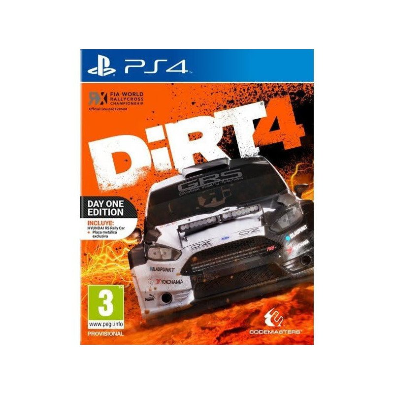 DiRT 4 – PS4 – Jeu Vidéo Occasion