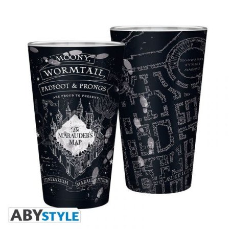 HARRY POTTER - VERRE XXL 400 ML - CARTE DU MARAUDEUR