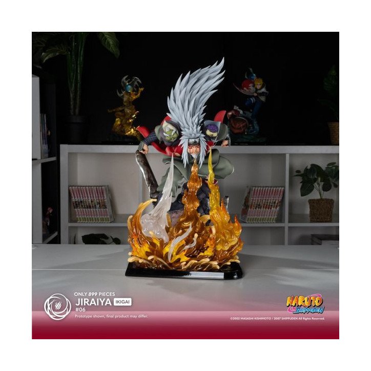 NARUTO - NARUTO SHIPPUDEN - FIGURINE EN RESINE 22 X 37 X 43 CM - TSUME ART : IKIGAI - JIRAIYA (899 EX)