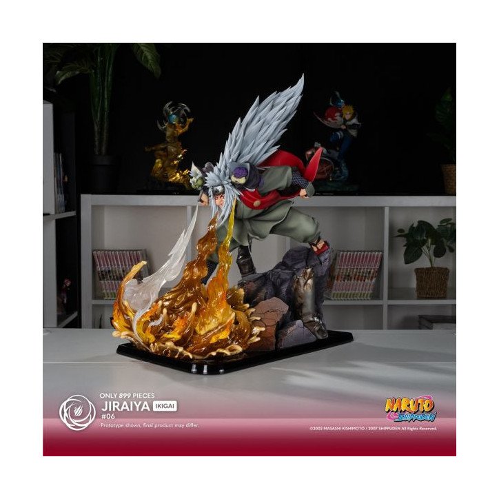 NARUTO - NARUTO SHIPPUDEN - FIGURINE EN RESINE 22 X 37 X 43 CM - TSUME ART : IKIGAI - JIRAIYA (899 EX)