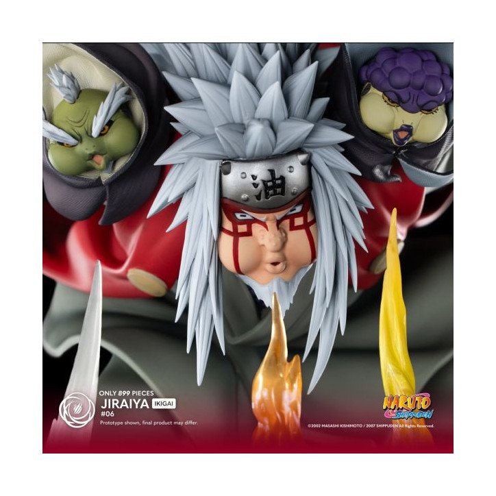 NARUTO - NARUTO SHIPPUDEN - FIGURINE EN RESINE 22 X 37 X 43 CM - TSUME ART : IKIGAI - JIRAIYA (899 EX)