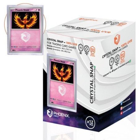 Phoenix Shield - 12 x Sleeves mini snap ultimate 100% UVR