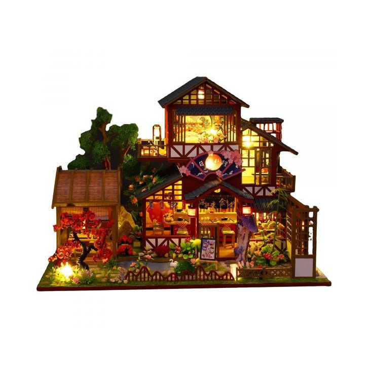 DIY miniature - Maison traditionnelle Japonaise (34 x 26 x 25 cm)