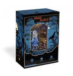Book Nook - Magic Market (18,3 x 11 x 27 cm) avec mouvement et musique