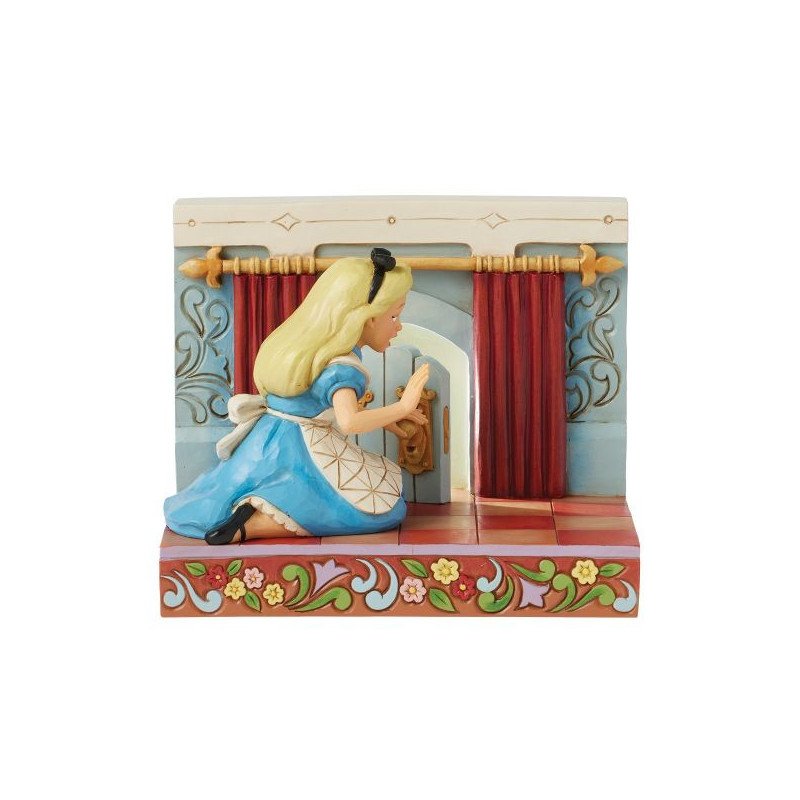 Disney - Alice in wonderland - Figurine 13 cm - Showcase Collection - Traditions - Alice door LED