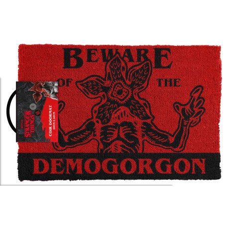 STRANGER THINGS - PAILLASSON 40 X 60 CM - BEWARE DEMOGORGON