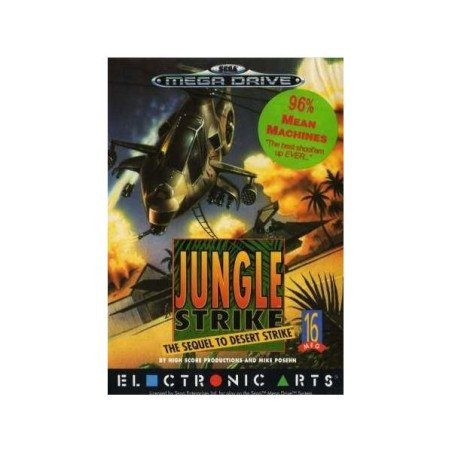 Jeu Jungle Strike Mega Drive PAL FR - Occasion Bon état, Sans Notice