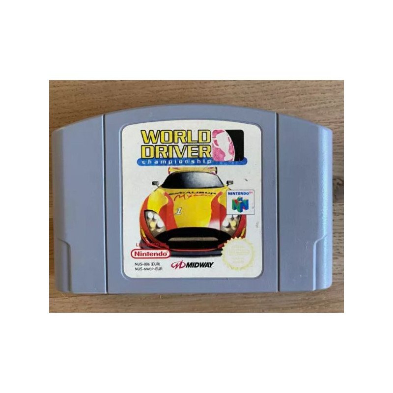 WORLD DRIVER CHAMPIONSHIP - N64 LOOSE OCC