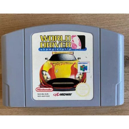 WORLD DRIVER CHAMPIONSHIP - N64 LOOSE OCC